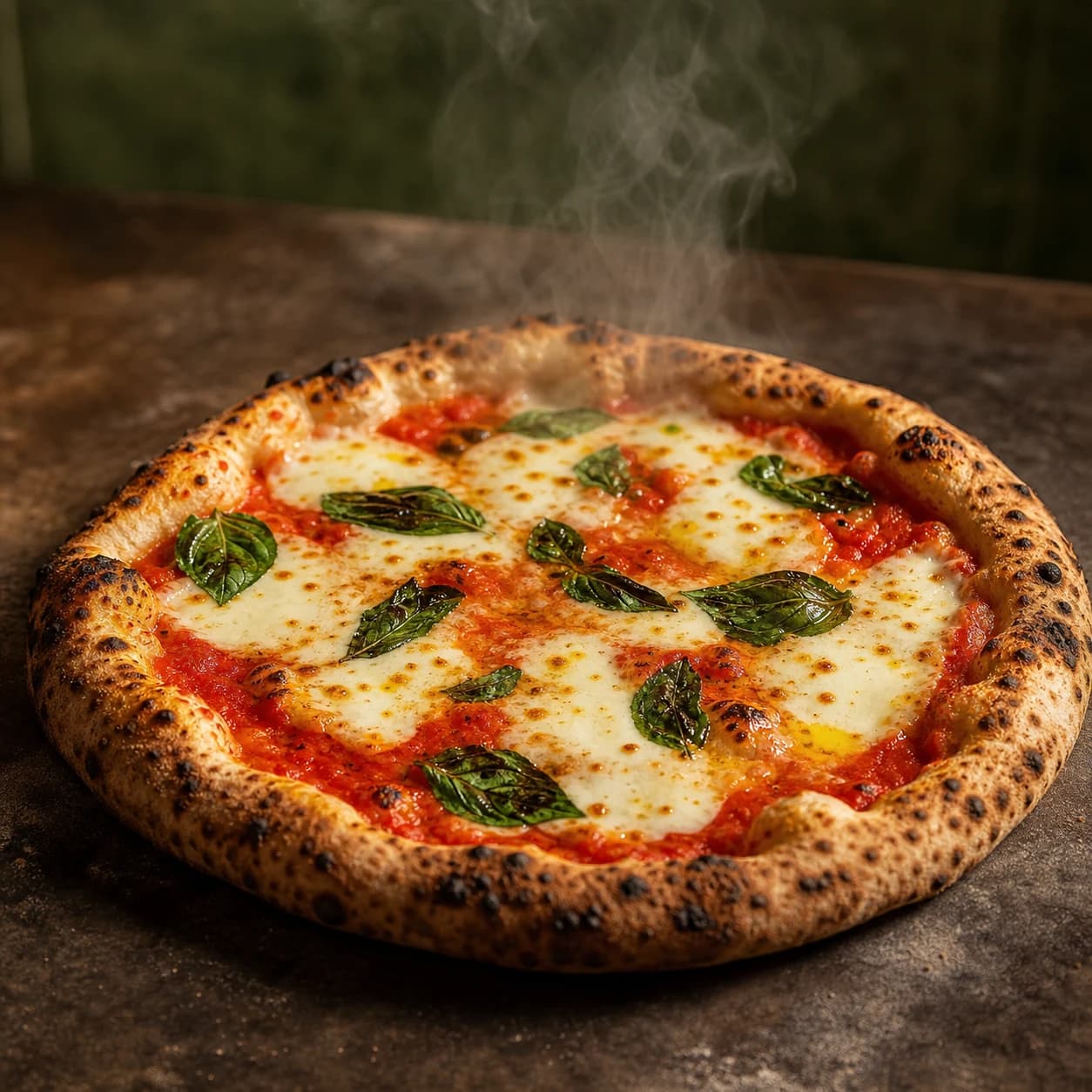 Ofenfrische Pizza Margherita