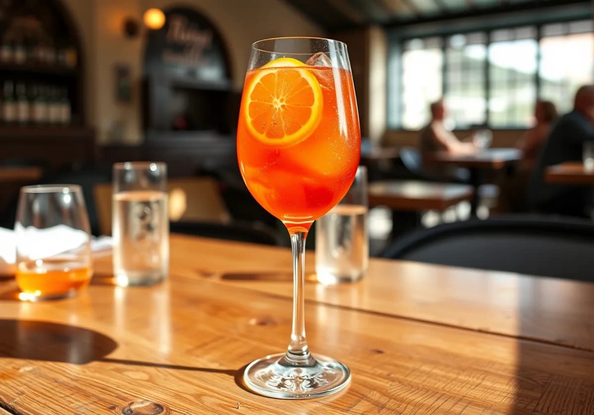 Serviervorschlag zu Aperol Spritz