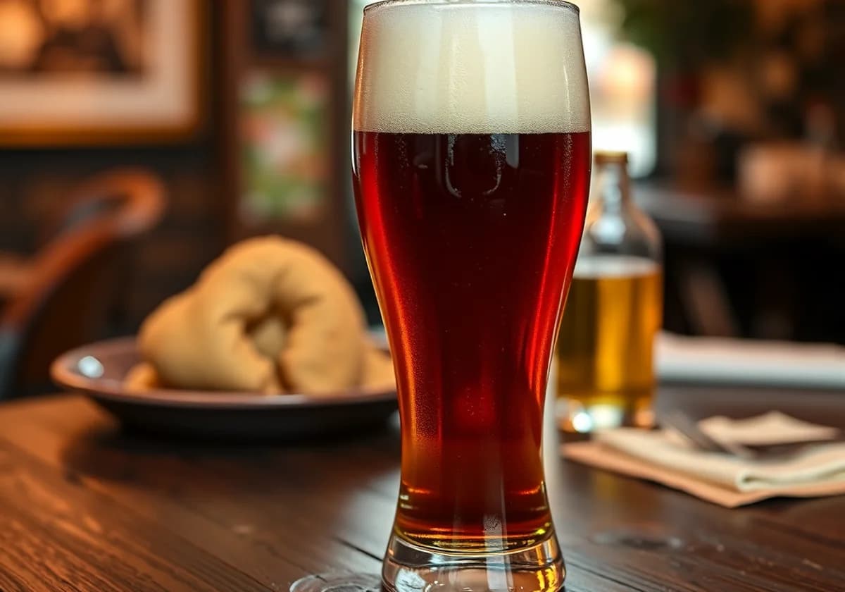 Serviervorschlag zu Jacob Weißbier dunkel