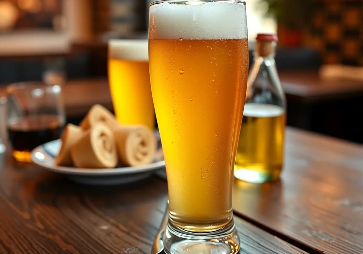 Serviervorschlag zu Jacob leichtes Weißbier