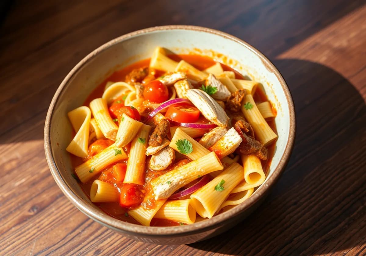 Serviervorschlag zu Rigatoni Padrone