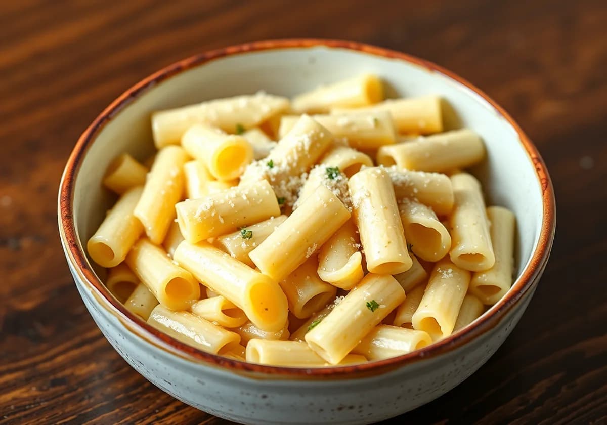Serviervorschlag zu Rigatoni Quattro Formaggi