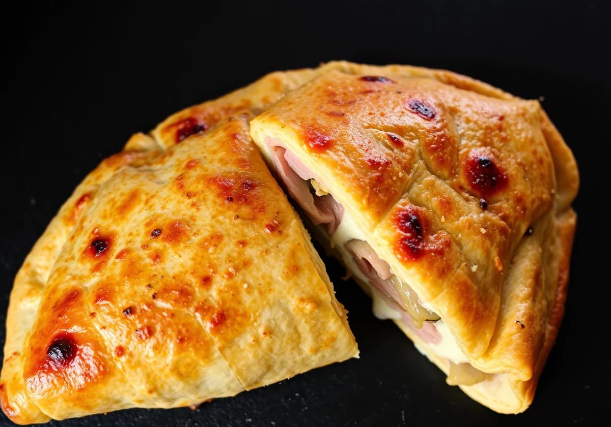 Serviervorschlag zu Pizza Calzone