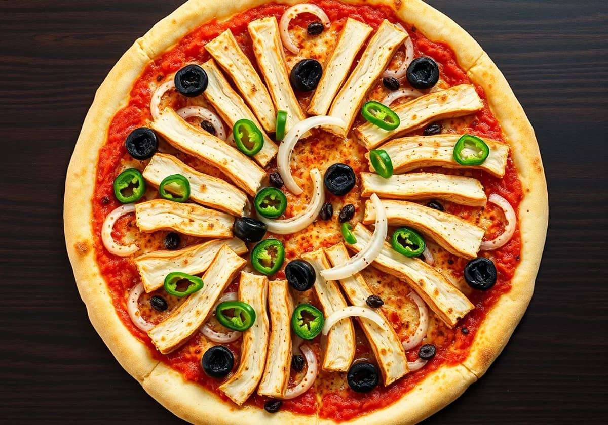 Serviervorschlag zu Pizza Olive