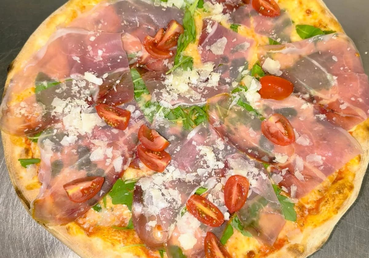 Serviervorschlag zu Pizza Parma