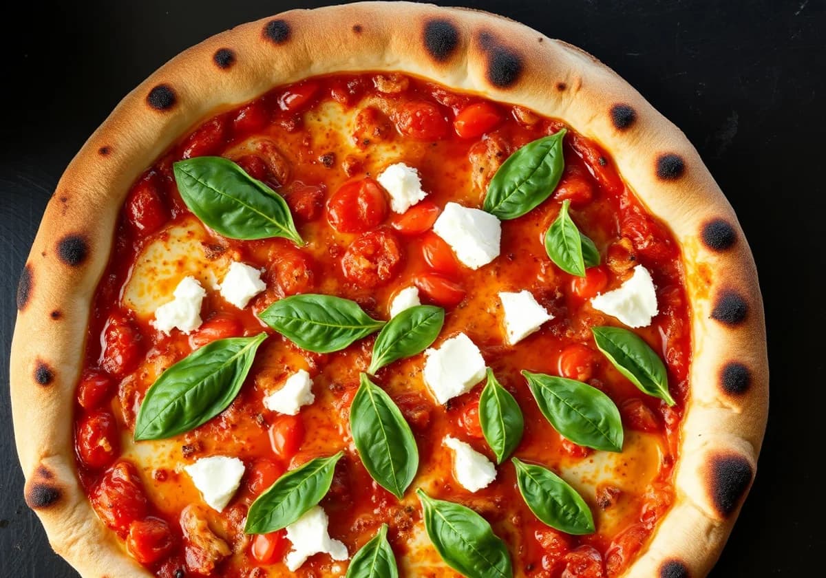 Serviervorschlag zu Pizza Sorento