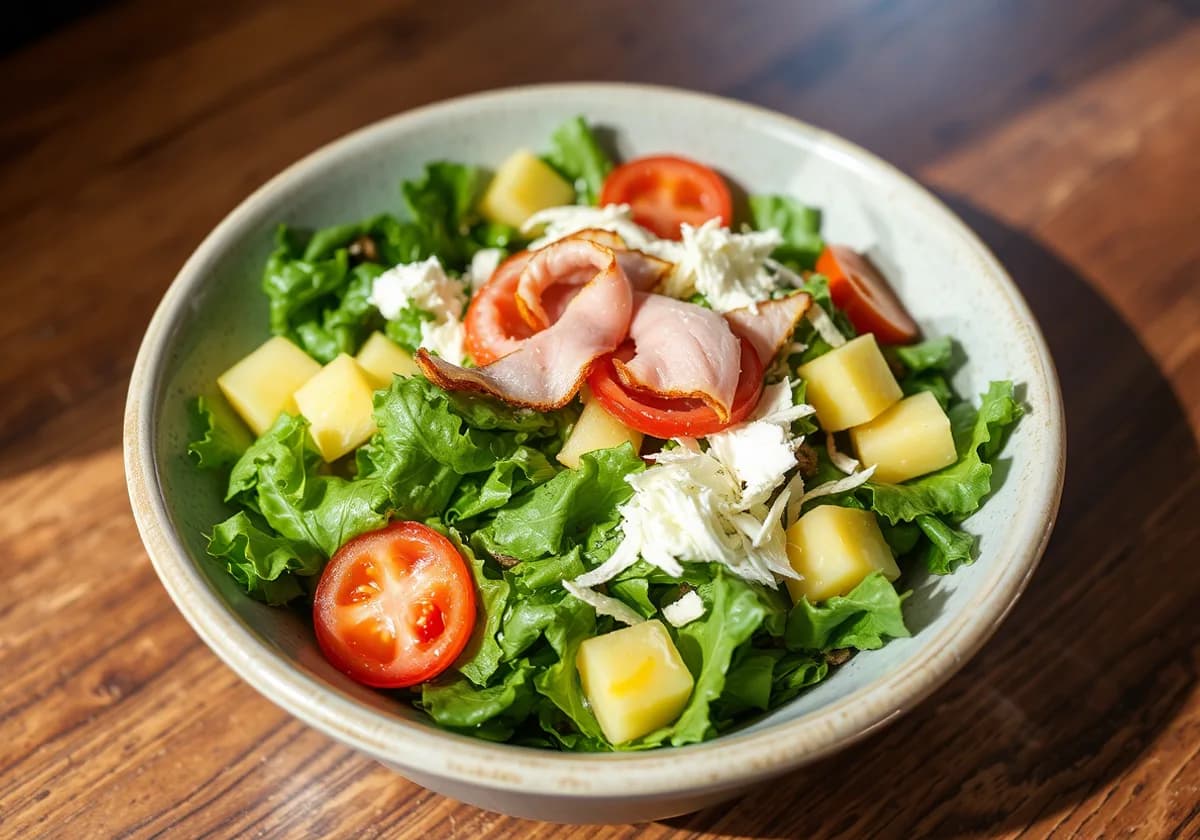 Serviervorschlag zu Insalata Hawaii