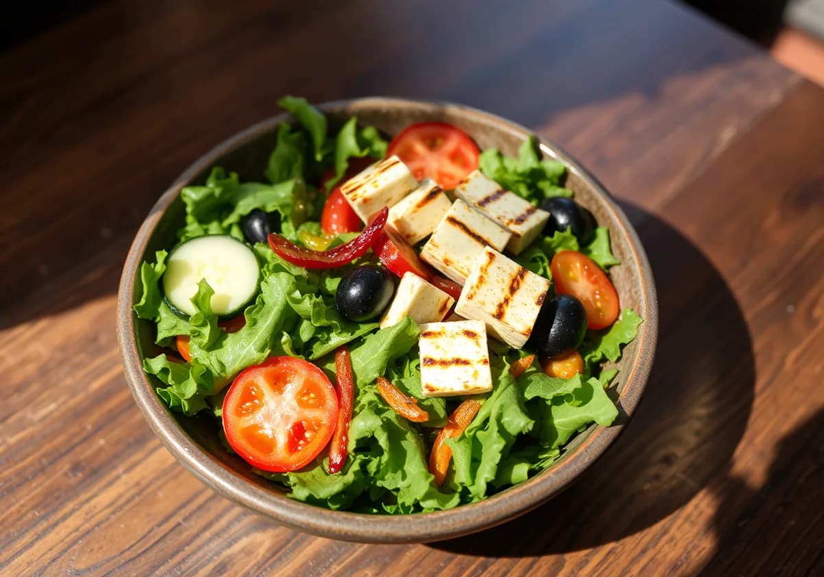 Serviervorschlag zu Insalata Mediterranea