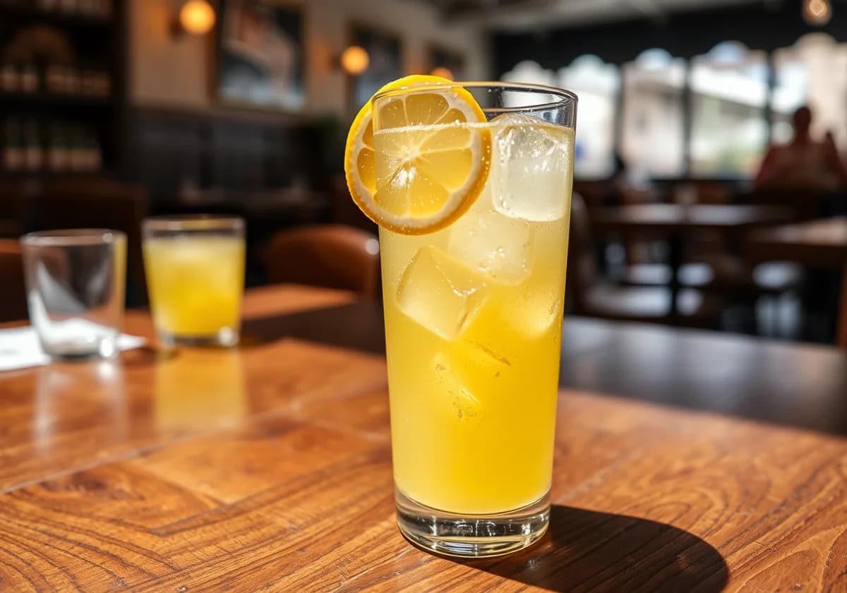 Serviervorschlag zu Jacob Zitronenlimonade
