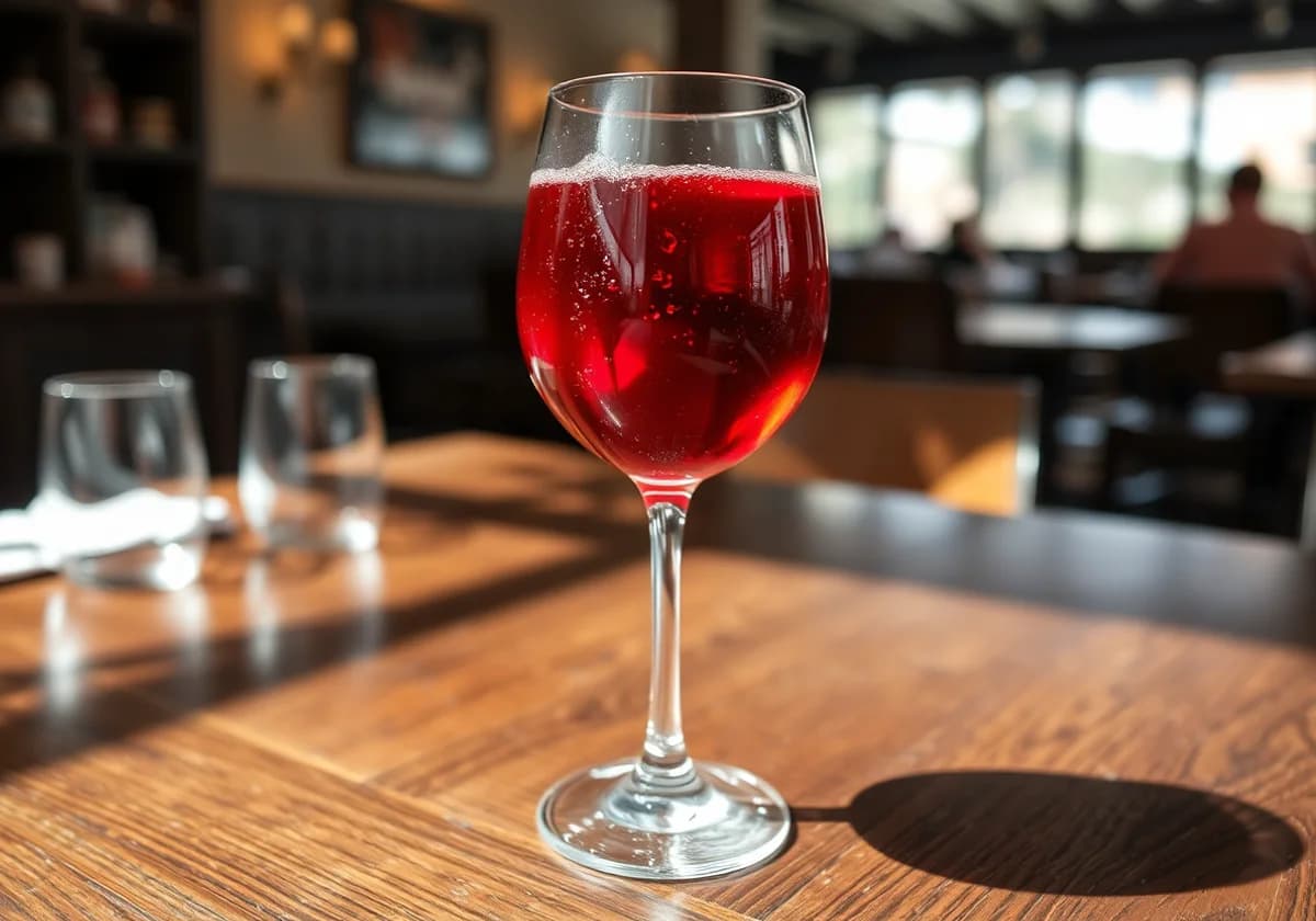 Serviervorschlag zu Lambrusco, rot